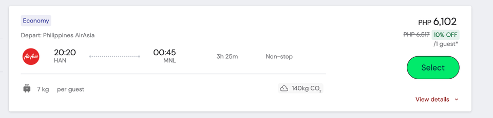 Flights to Hanoi
